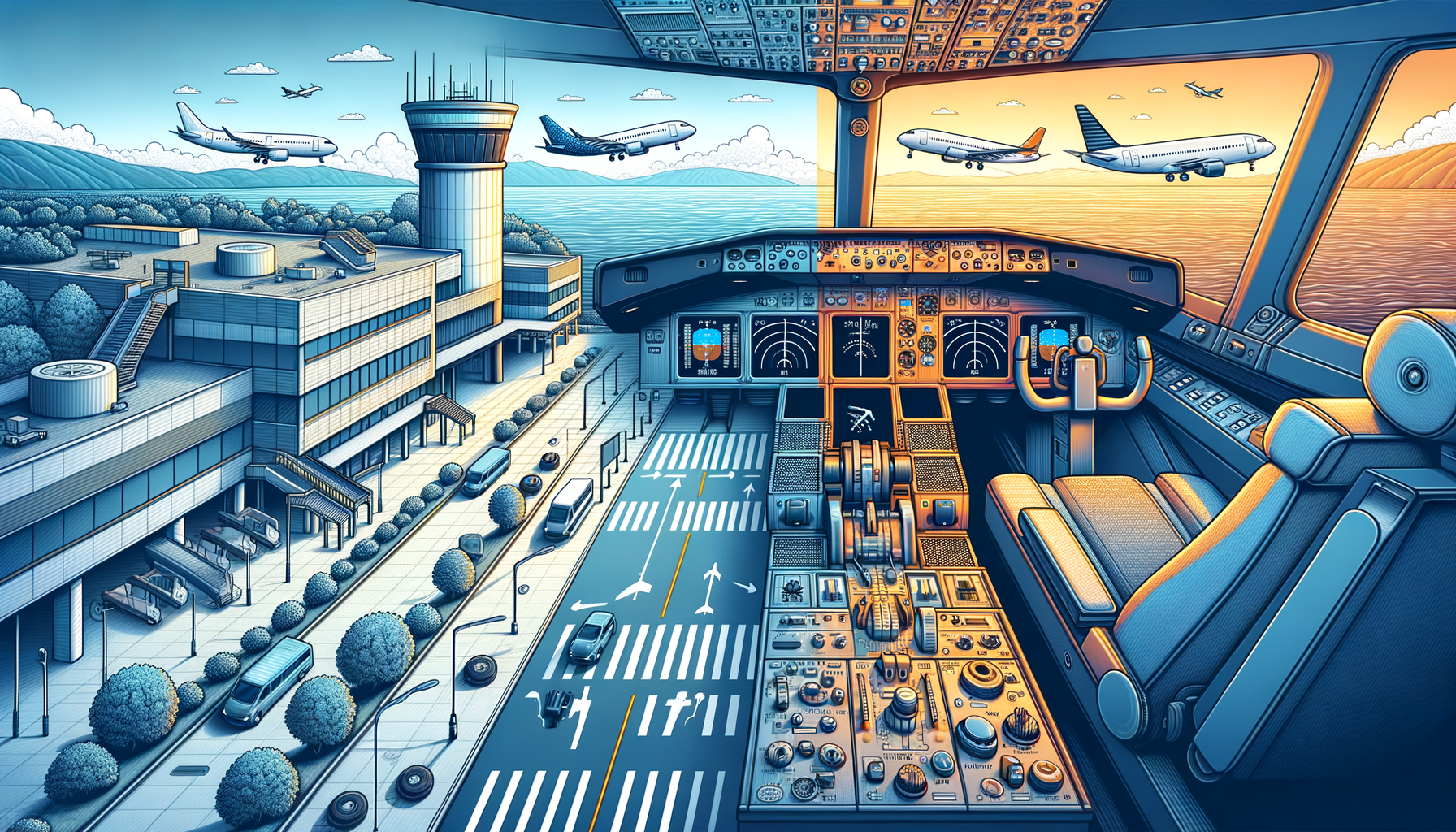 Rusça Uçak Terimleri: Havaalanı ve Uçuş Güvenliği