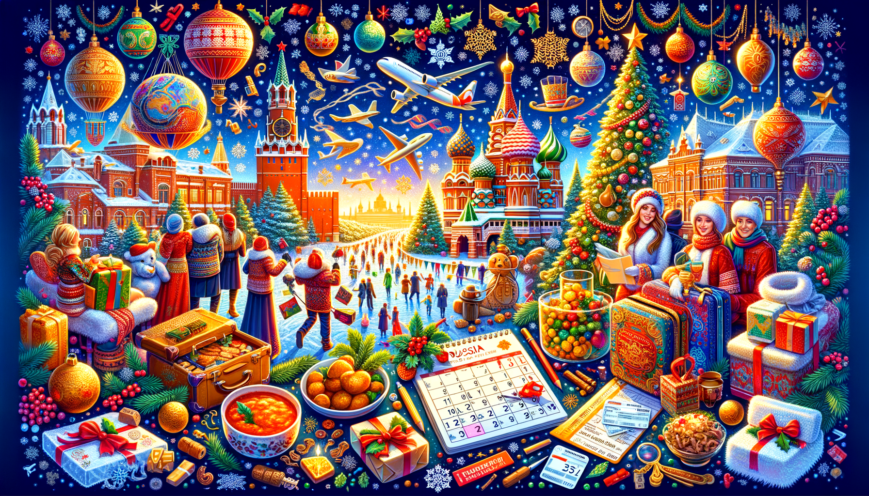 Rusça Yeni Yıl ve Tatil Planları Yapmak