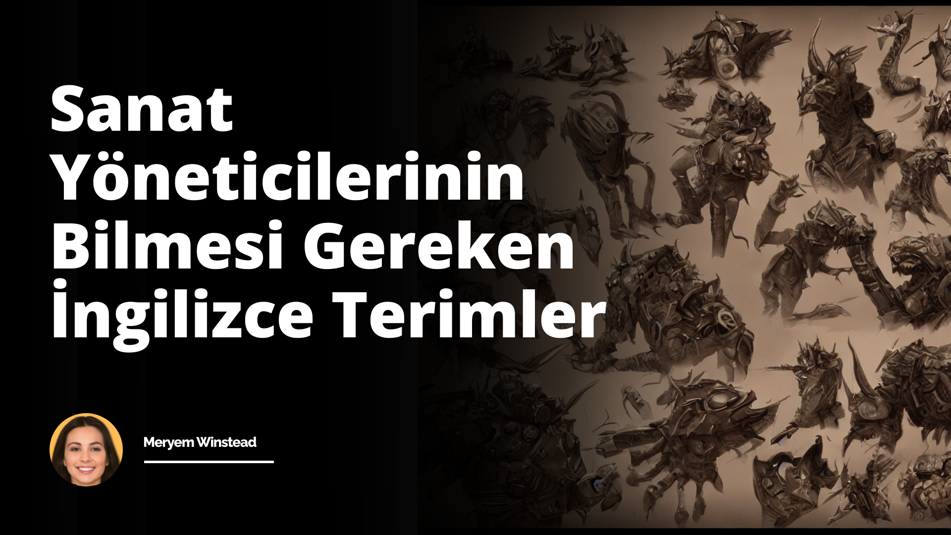 Sanat Yöneticilerinin Bilmesi Gereken İngilizce Terimler