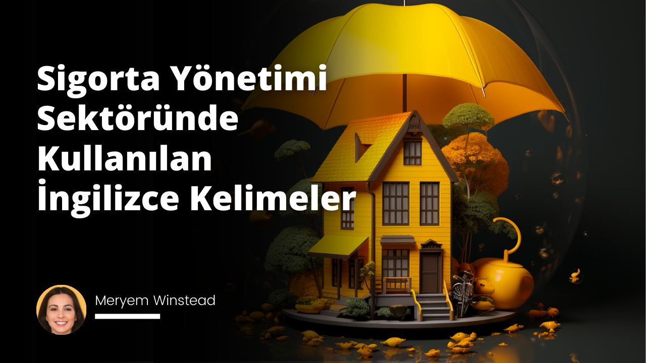 Sigorta Yönetimi Sektöründe Kullanılan İngilizce Kelimeler