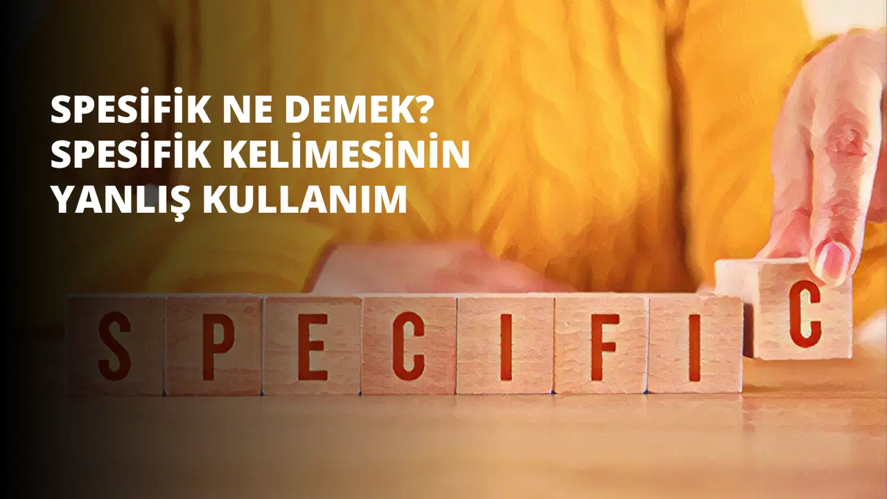 Spesifik Ne Demek? Spesifik Kelimesinin Yanlış Kullanımı