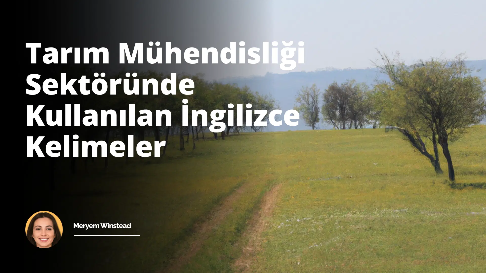 Tarım Mühendisliği Sektöründe Kullanılan İngilizce Kelimeler