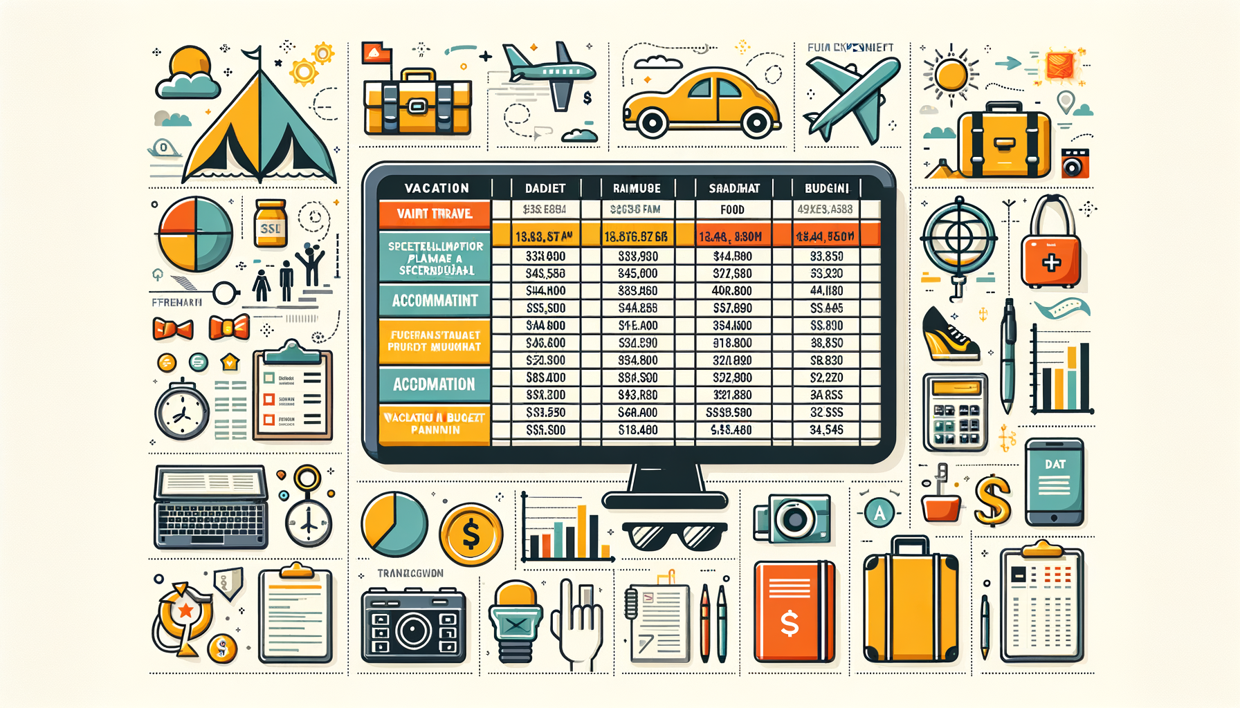 Tatil Planlama: Excel'de Bütçe ve Gider Takibi İçin Kullanılan Formüller
