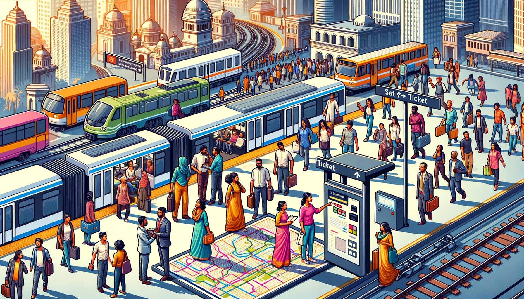 Toplu Taşıma: İspanyolca Bilet Alımı ve Yol Tarifi