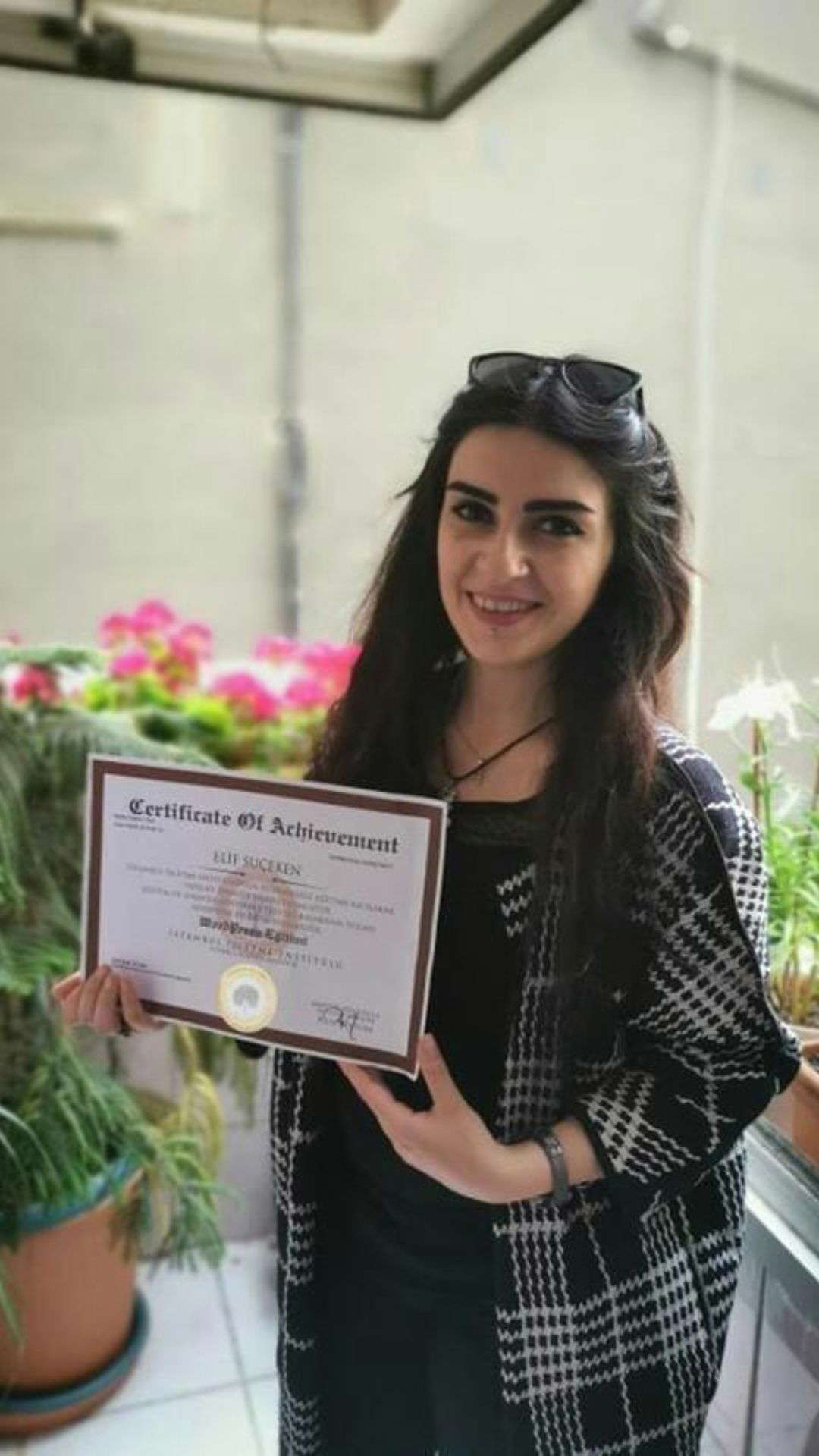 Internationally valid professional certificate sample - EU approved digital and printed certificate example 13