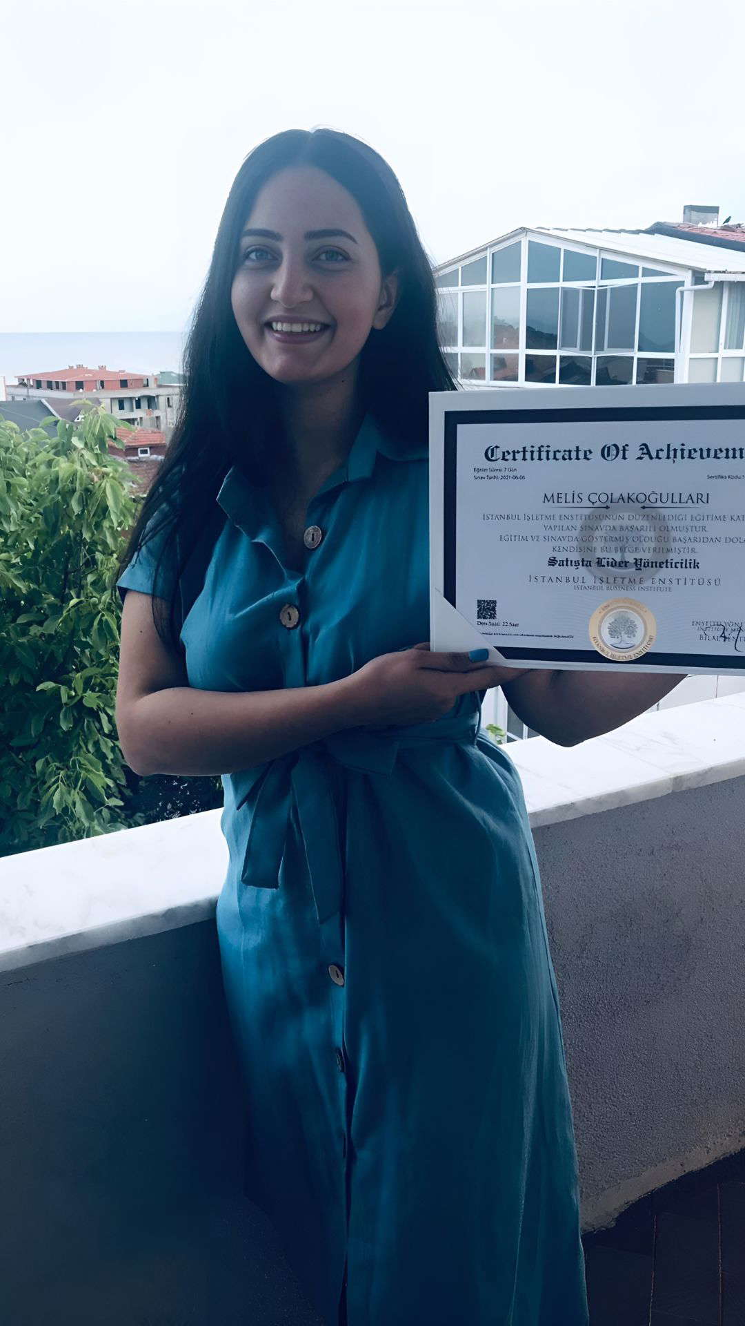 Internationally valid professional certificate sample - EU approved digital and printed certificate example 35