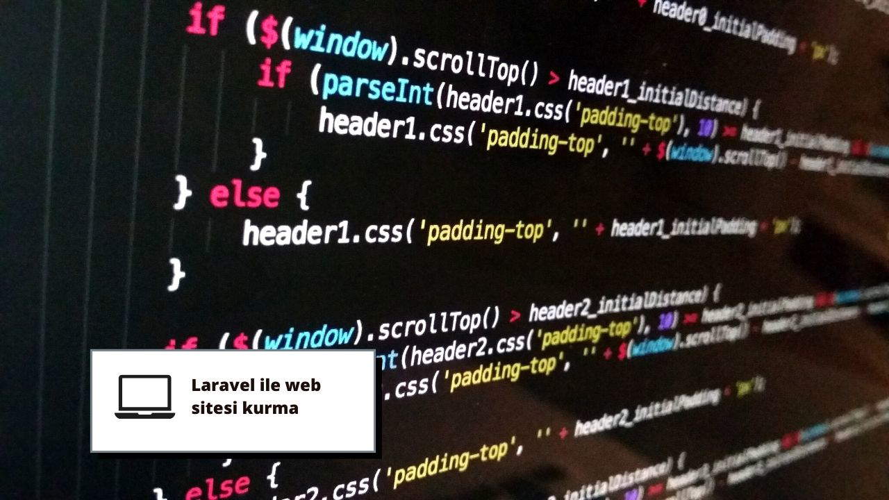 Laravel İle Web Sitesi Kurma